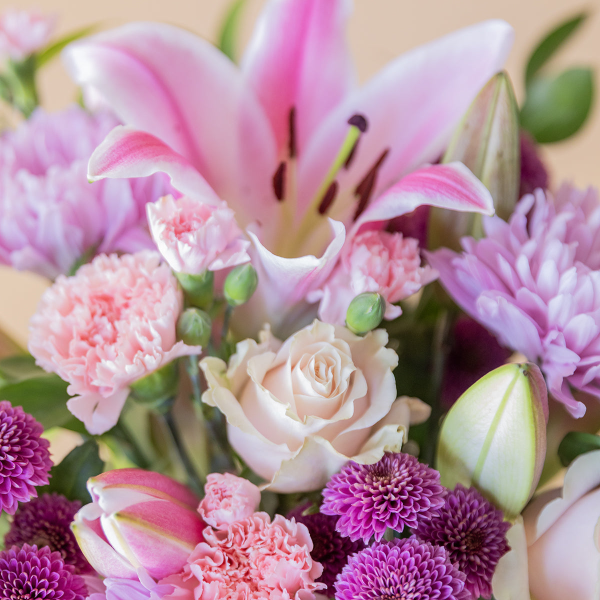 The Beautiful One – Pink Flower Bouquet