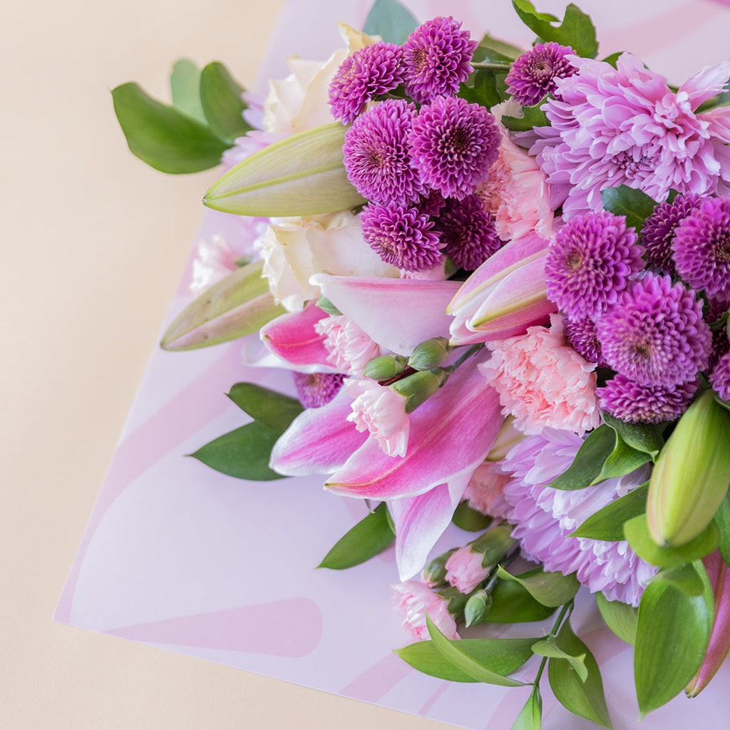 The Beautiful One – Pink Flower Bouquet