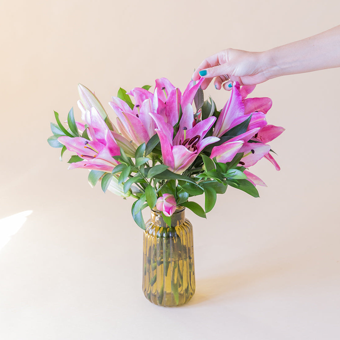 Pink Lilies – Oriental Lily Bouquet