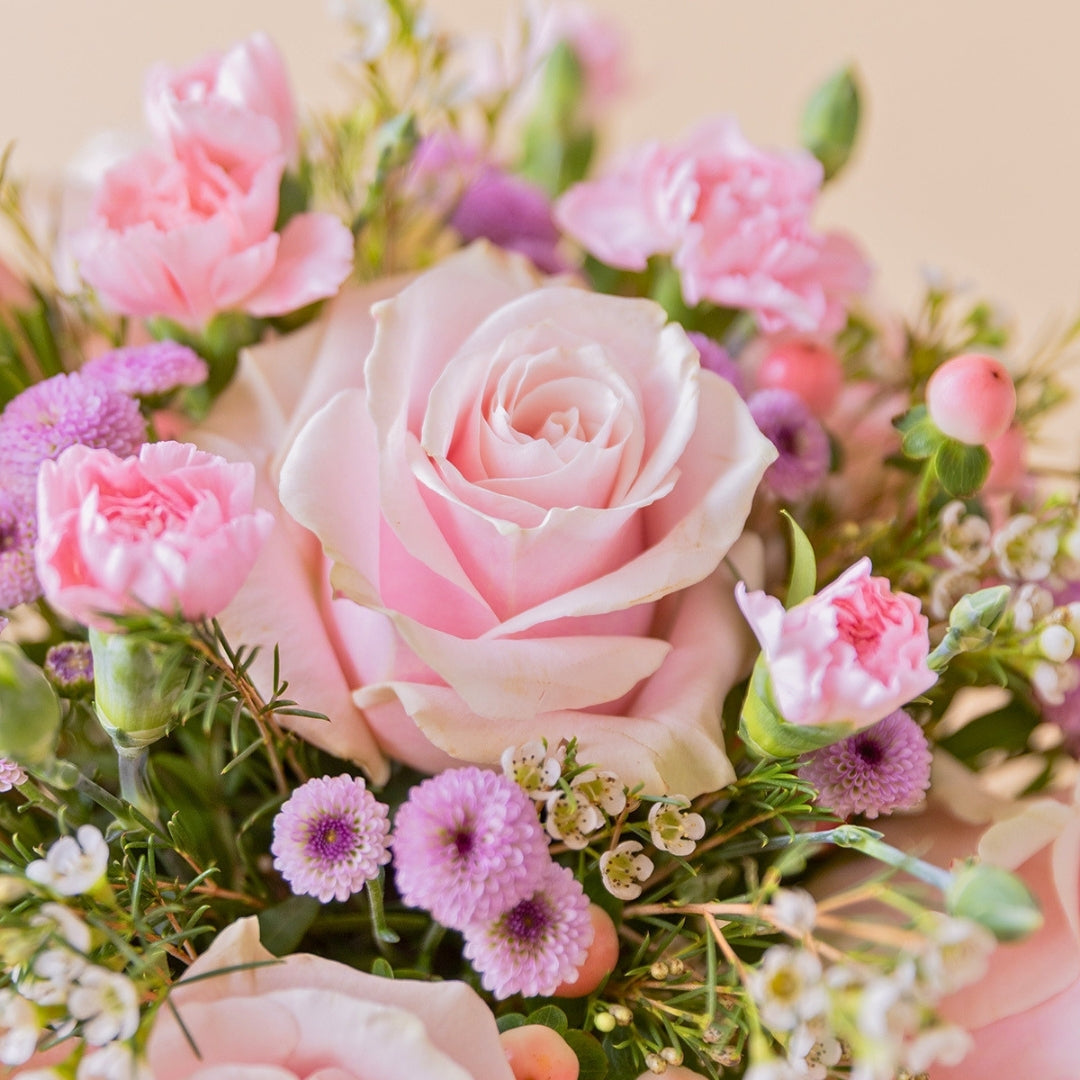 The Sweet One – Pink Rose Arrangement