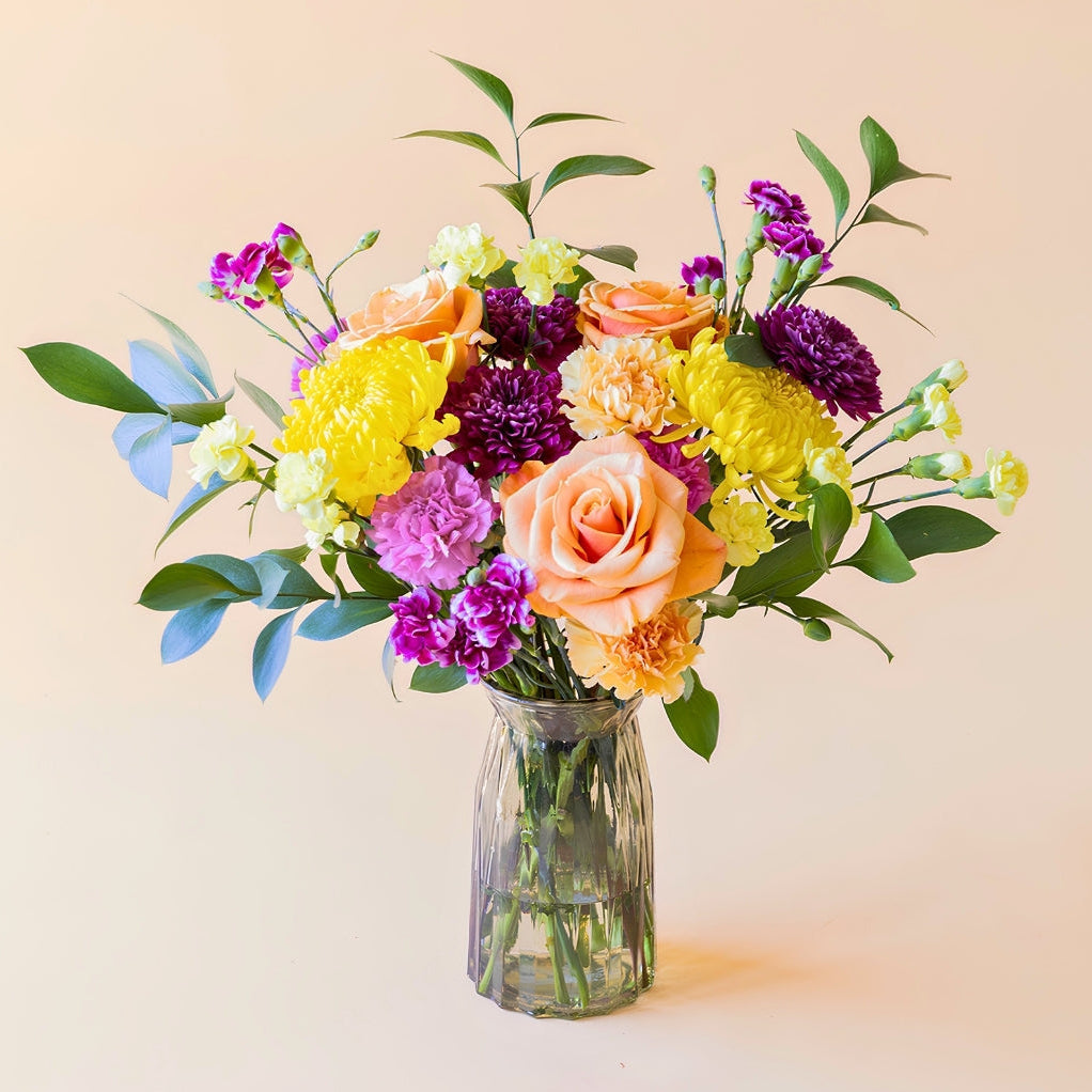 The Colorful – vibrant yellow flower bouquet by Aurelia Flowers