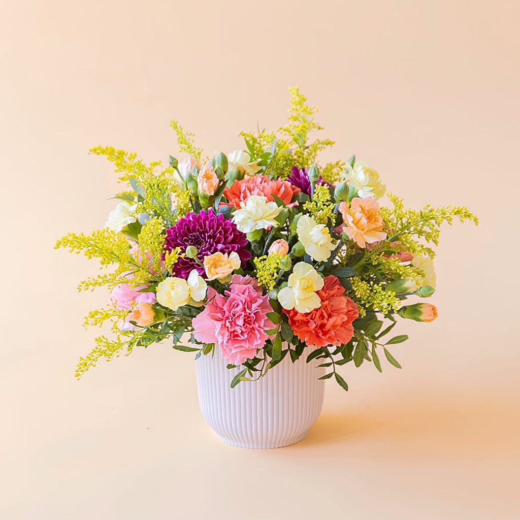 The Spark – Yellow and Orange Flower Arrangement