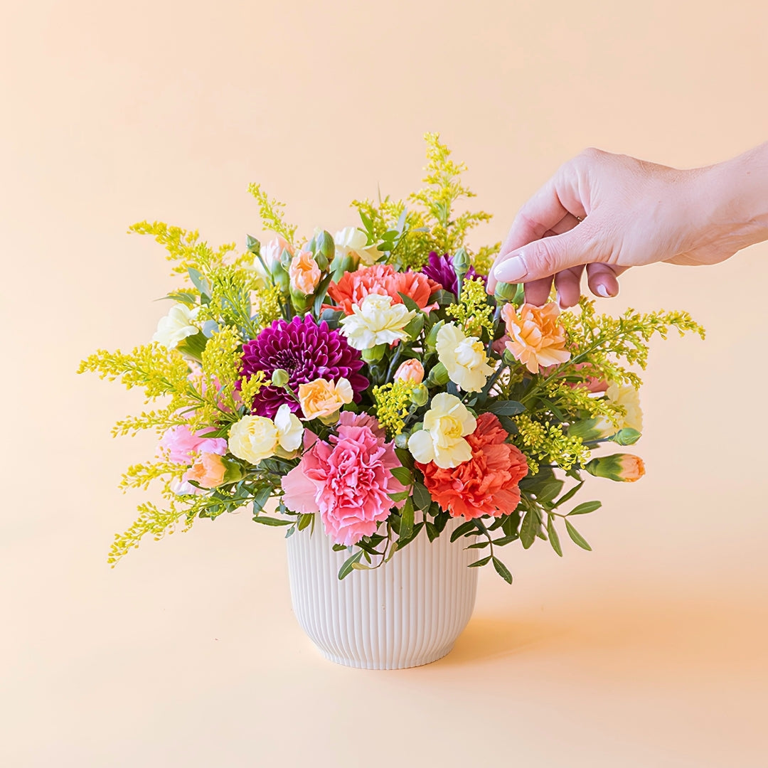 The Spark – Yellow and Orange Flower Arrangement