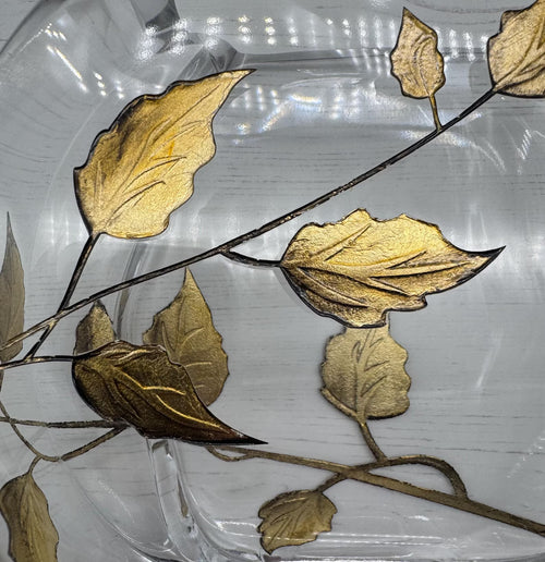 Gold Leaf - 20cm Twist Vase by aurelia flowers
